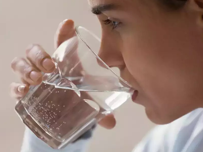 Follow up your morning with a glass of water